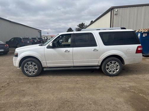 White Platinum Metallic Tri-Coat 2014 Ford Expedition EL Limited