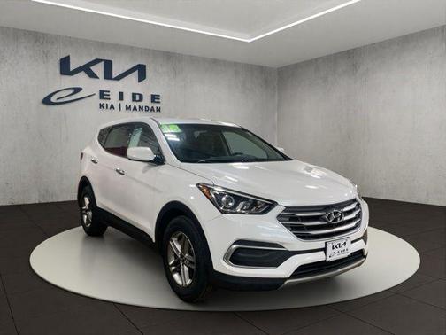 Pearl White 2018 Hyundai Santa Fe Sport 2.4L