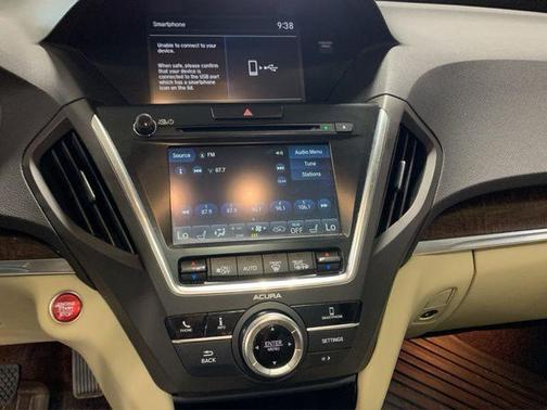 White Diamond Pearl 2018 Acura MDX 3.5L