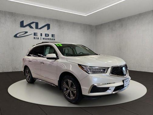White Diamond Pearl 2018 Acura MDX 3.5L