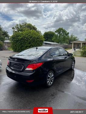 Ultra Black Pearl 2017 Hyundai Accent Value Edition