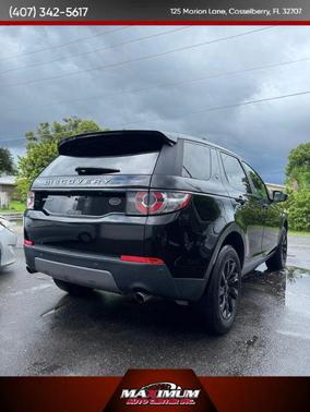 Black 2017 Land Rover Discovery Sport SE