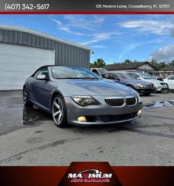 Silver 2008 BMW 650 650i Convertible 2D