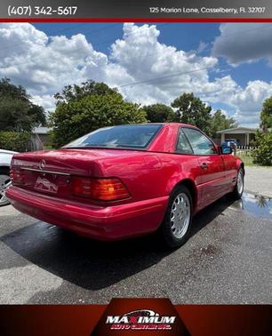 Ruby Metallic 1998 Mercedes-Benz SL-Class SL 500 Roadster 2D