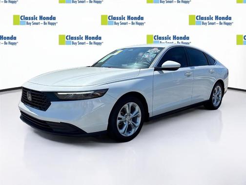Platinum White Pearl 2023 Honda Accord LX