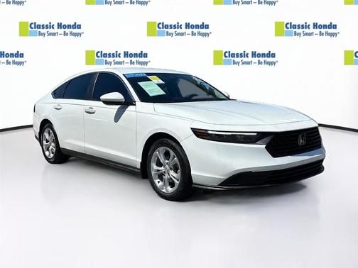 Platinum White Pearl 2023 Honda Accord LX