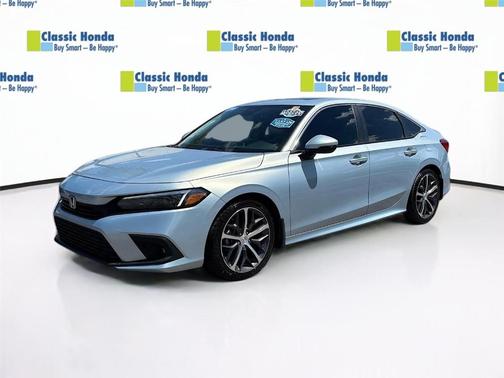 Morning Mist Metallic 2023 Honda Civic Touring