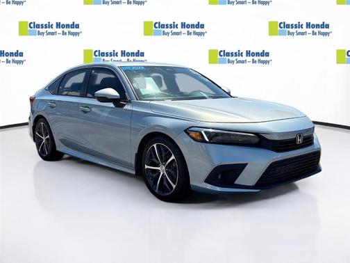 Morning Mist Metallic 2023 Honda Civic Touring