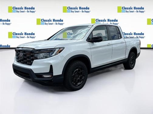 Platinum White Pearl 2026 Honda Ridgeline TrailSport+