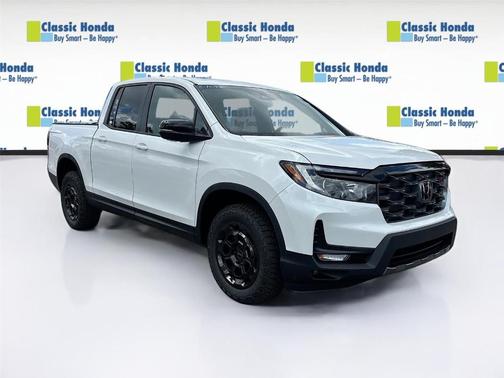 Platinum White Pearl 2026 Honda Ridgeline TrailSport+