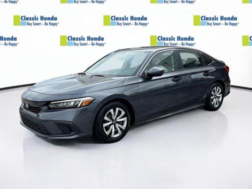 Meteorite Gray Metallic 2024 Honda Civic LX