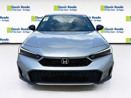 Solar Silver Metallic 2026 Honda Civic Hybrid Sport Touring