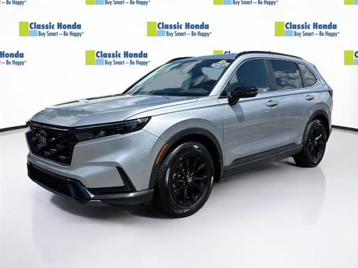 Lunar Silver Metallic 2023 Honda CR-V Hybrid Sport
