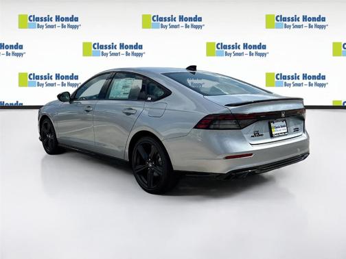 Solar Silver Metallic 2026 Honda Accord Hybrid Sport-L