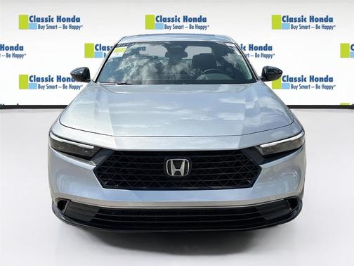 Solar Silver Metallic 2026 Honda Accord Hybrid Sport-L