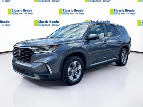 Modern Steel Metallic 2025 Honda Pilot EX-L
