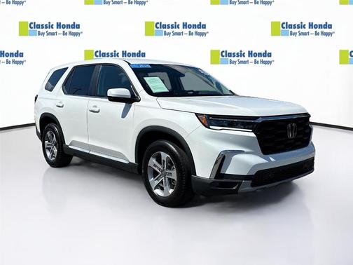 Platinum White Pearl 2025 Honda Pilot EX-L