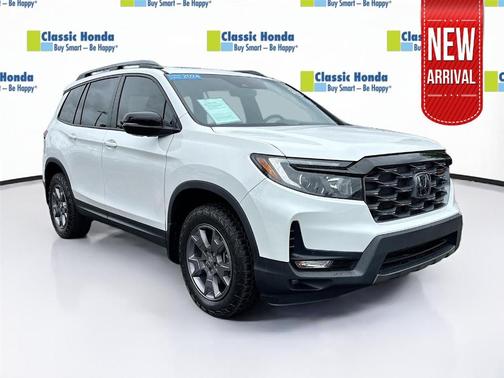 Platinum White Pearl 2024 Honda Passport TrailSport