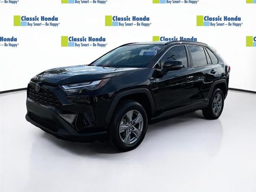 Midnight Black Metallic 2025 Toyota RAV4 Hybrid XLE