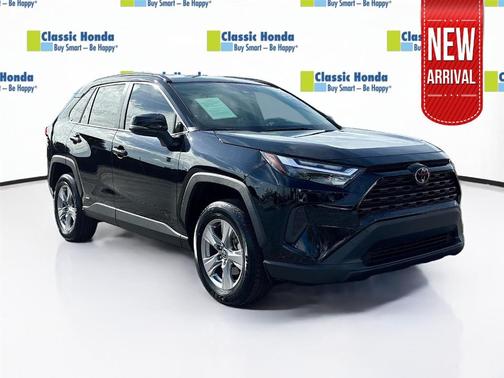 Midnight Black Metallic 2025 Toyota RAV4 Hybrid XLE