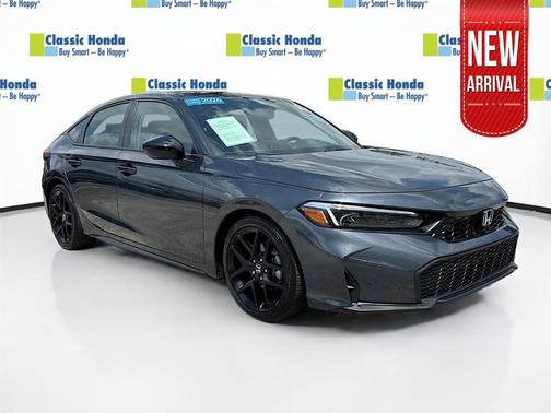 Meteorite Gray Metallic 2026 Honda Civic Sport