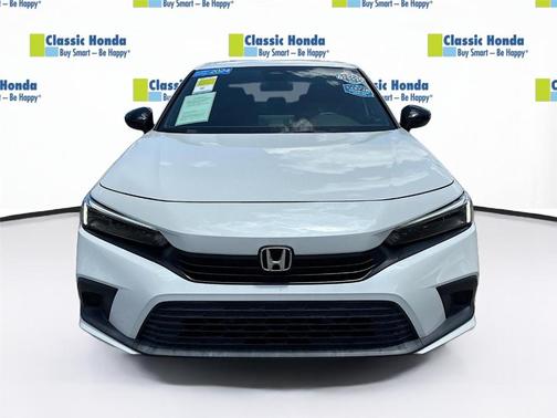 Platinum White Pearl 2024 Honda Civic Sport