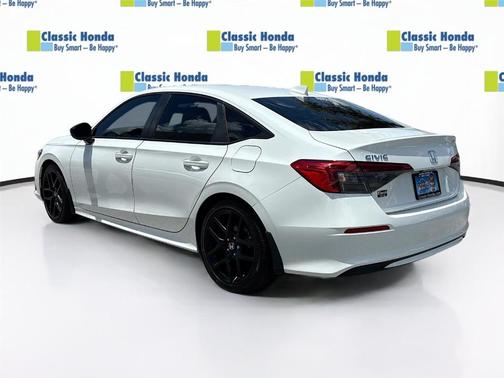 Platinum White Pearl 2024 Honda Civic Sport