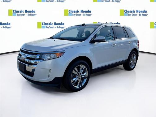 White Platinum Tri-Coat Metallic 2012 Ford Edge Limited