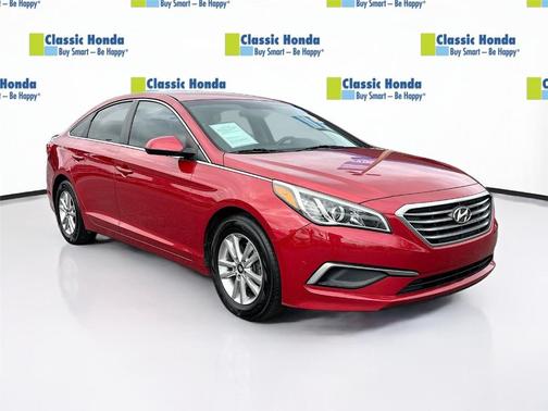 Scarlet Red 2017 Hyundai SONATA Base