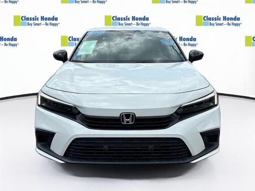Platinum White Pearl 2024 Honda Civic Sport
