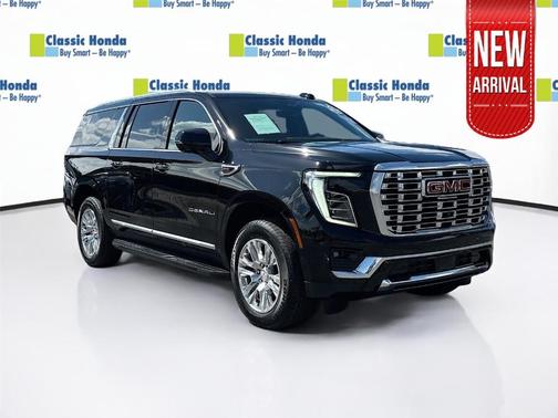 Onyx Black 2025 GMC Yukon XL Denali