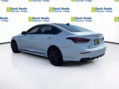 Casablanca White 2018 Genesis G80 3.3T Sport