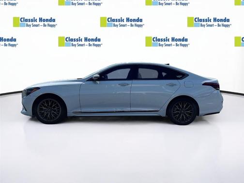 Casablanca White 2018 Genesis G80 3.3T Sport