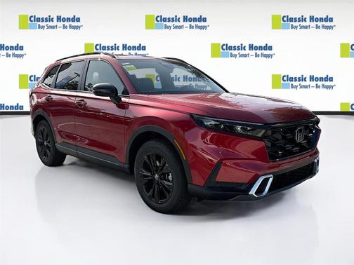 Radiant Red Metallic 2026 Honda CR-V Hybrid Sport Touring