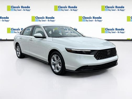 Platinum White Pearl 2026 Honda Accord LX