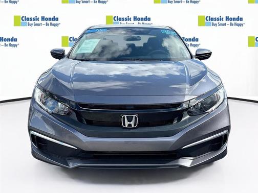 Modern Steel Metallic 2021 Honda Civic LX