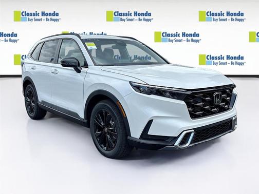 Platinum White Pearl 2026 Honda CR-V Hybrid Sport Touring