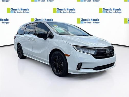 Platinum White Pearl 2024 Honda Odyssey Sport