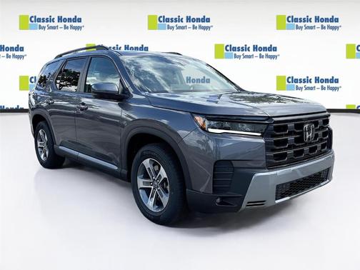 Modern Steel Metallic 2026 Honda Pilot EX-L