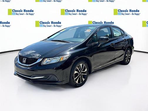 Crystal Black Pearl 2015 Honda Civic EX