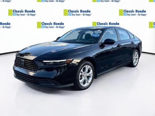 Crystal Black Pearl 2024 Honda Accord LX