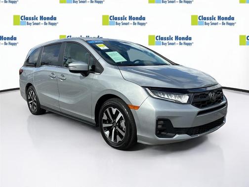 Solar Silver Metallic 2025 Honda Odyssey EX-L