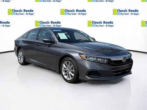 Modern Steel Metallic 2021 Honda Accord LX 1.5T