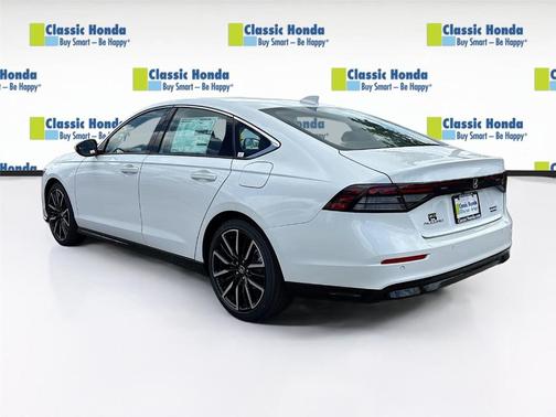 Platinum White Pearl 2026 Honda Accord Hybrid Touring