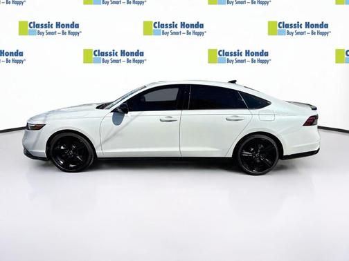 Platinum White Pearl 2026 Honda Accord Hybrid Sport-L