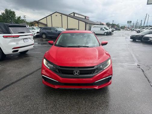 Red 2019 Honda Civic LX