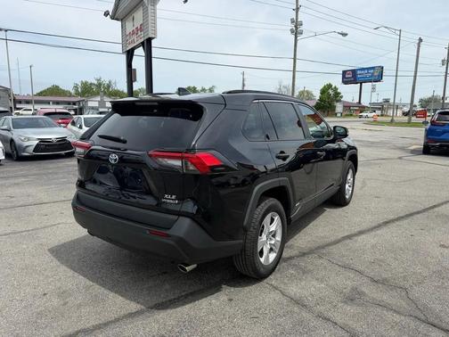 Midnight Black Metallic 2021 Toyota RAV4 Hybrid XLE