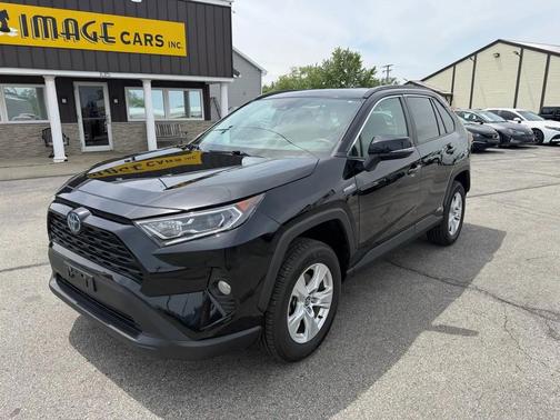 Midnight Black Metallic 2021 Toyota RAV4 Hybrid XLE