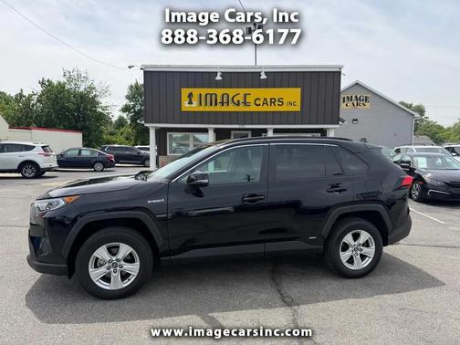 Midnight Black Metallic 2021 Toyota RAV4 Hybrid XLE