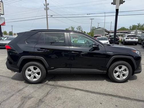 Midnight Black Metallic 2021 Toyota RAV4 Hybrid XLE